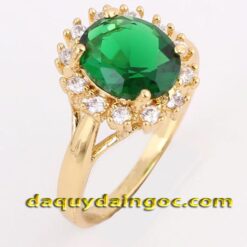 NHẪN NỮ VÀNG 18K ĐÁ PERIDOT