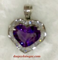 MẶT DÂY CHUYỀN ĐÁ AMETHYST