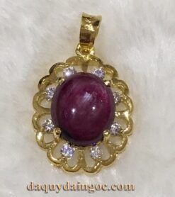 NHẪN VÀNG 18K ĐÁ RUBY