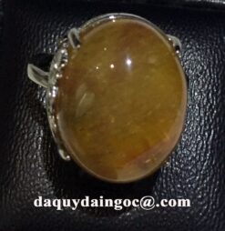 NHẪN THẠCH ANH TÓC VÀNG