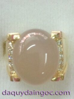 NHẪN VÀNG 18K ĐÁ SAPHIA TRẮNG