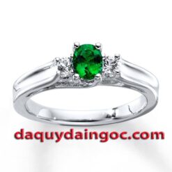 NHẪN NỮ BẠC Ý ĐÁ PERIDOT