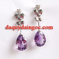 BÔNG TAI ĐÁ AMETHYST