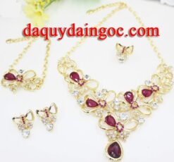 BỘ TRANG SỨC ĐÁ RUBY