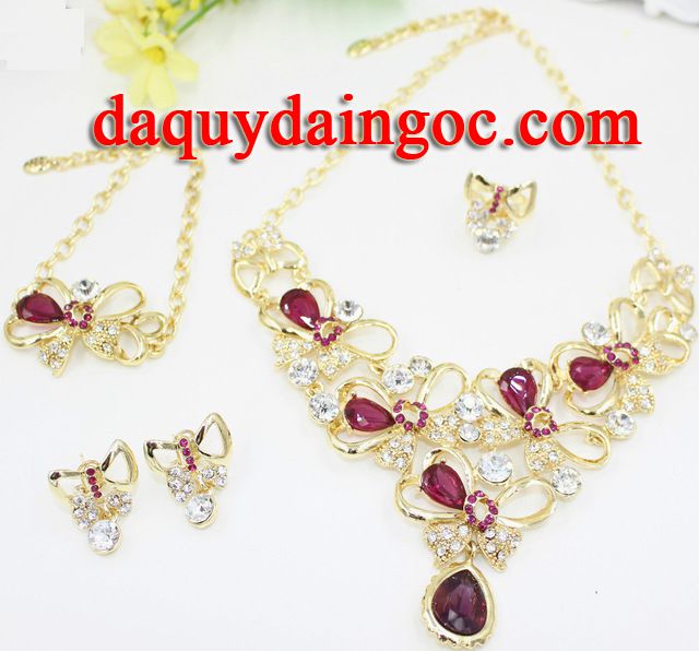 BỘ TRANG SỨC ĐÁ RUBY