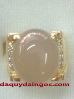 NHẪN VÀNG 18K ĐÁ SAPHIA TRẮNG