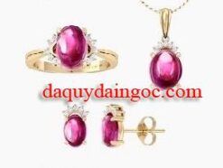 BỘ TRANG SỨC ĐÁ RUBY