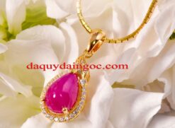 MẶT DÂY CHUYỀN ĐÁ RUBY