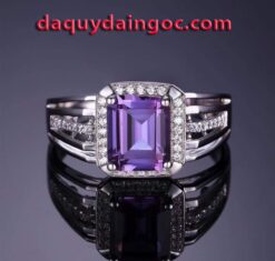 NHẪN NAM ĐÁ AMETHYST