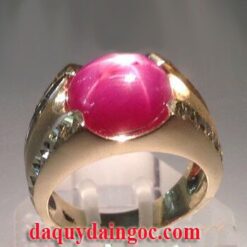 NHẪN VÀNG 18K ĐÁ RUBY