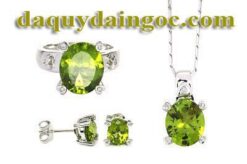 BỘ TRANG SỨC ĐÁ PERIDOT