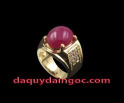 NHẪN VÀNG 18K ĐÁ RUBY
