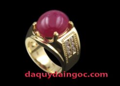 NHẪN VÀNG 18K ĐÁ RUBY
