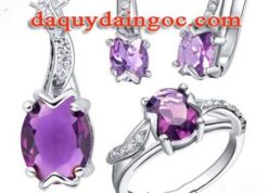 BỘ TRANG SỨC ĐÁ AMETHYST