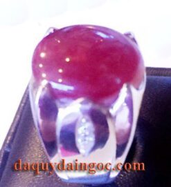 NHẪN BẠC Ý ĐÁ QUÝ RUBY