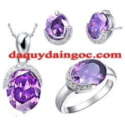 BỘ TRANG SỨC ĐÁ AMETHYST