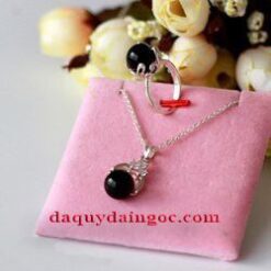 DÂY CHUYỀN  BẠC Ý ĐÁ THẠCH ANH