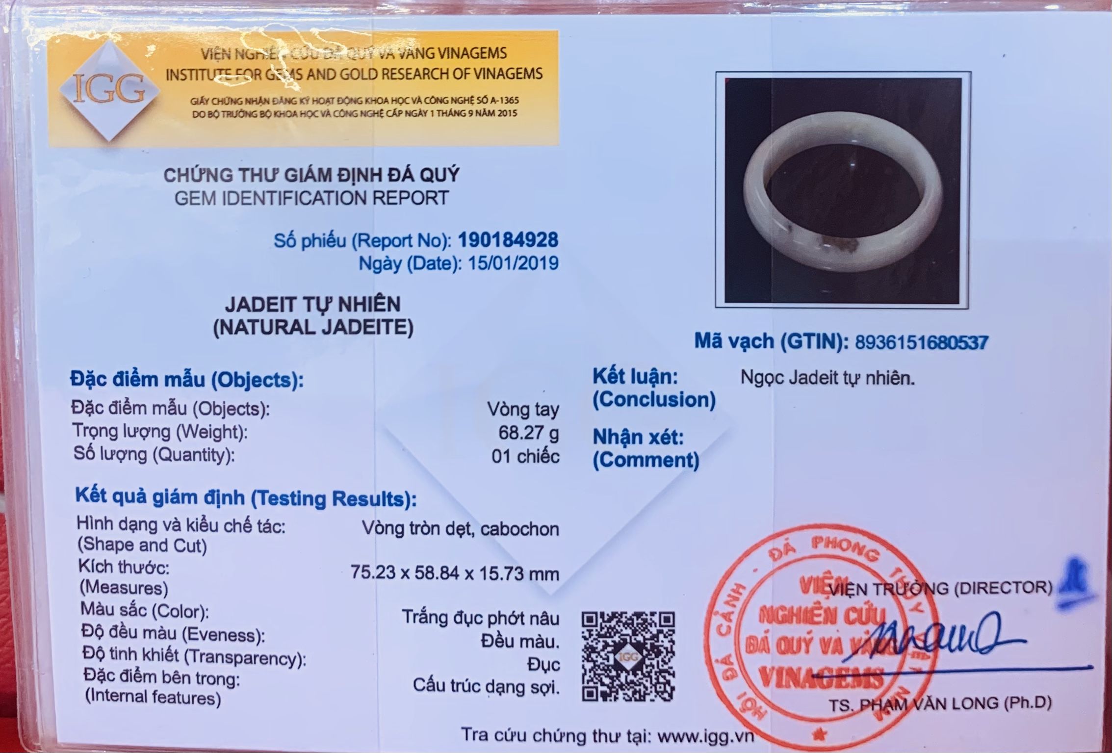 Vòng Cẩm thạch 7
