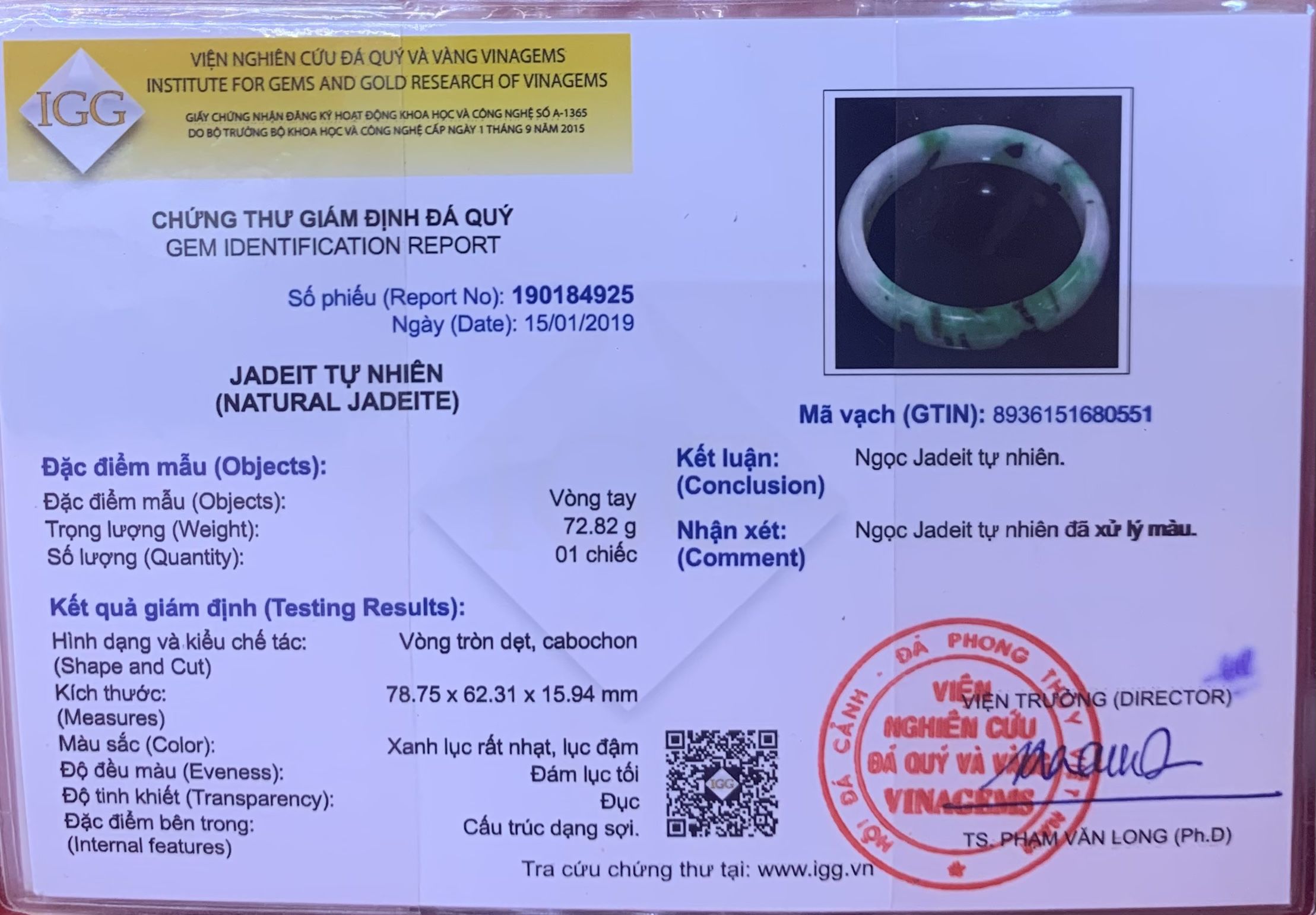 Vòng Cẩm thạch 6