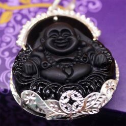 MẶT DÂY CHUYỀN NAM ĐÁ OBSIDIAN
