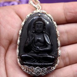 MẶT DÂY CHUYỀN ĐÁ OBSIDIAN