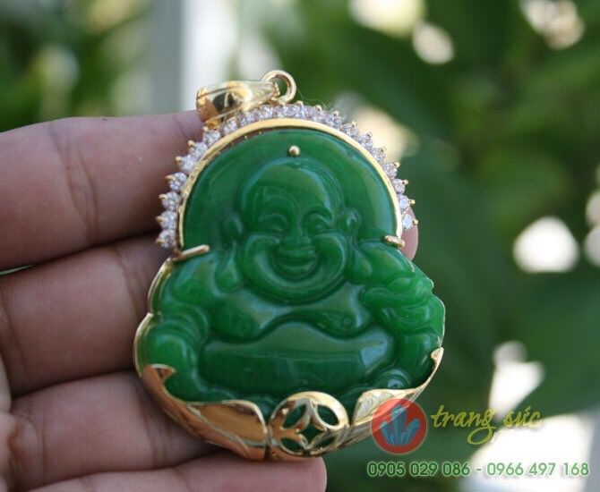 MẶT PHẬT BẠC Ý - ĐÁ CẨM THẠCH