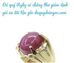 ĐÁ RUBY CÓ GIÁM ĐỊNH 16