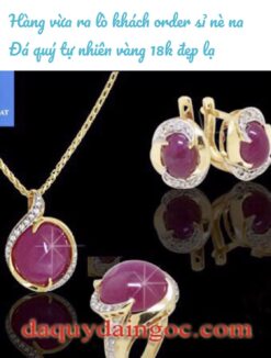 VÀNG TRẮNG ĐÁ QUÝ RUBY